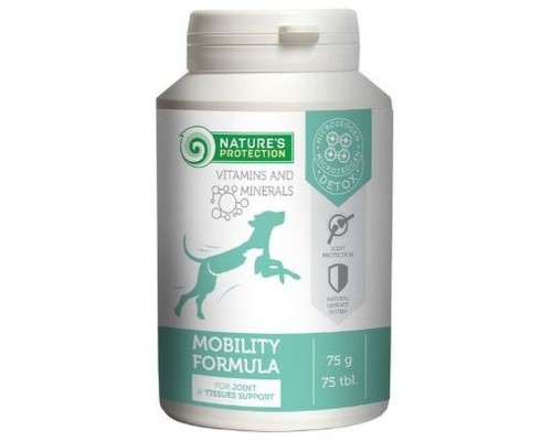 Пробіотична добавка для тварин Nature's Protection Mobility Formula для собак 75 таблеток (CAN63297)