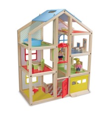 Ігровий набір Melissa&Doug Кукольный домик с подъемником и мебелью (MD2462)