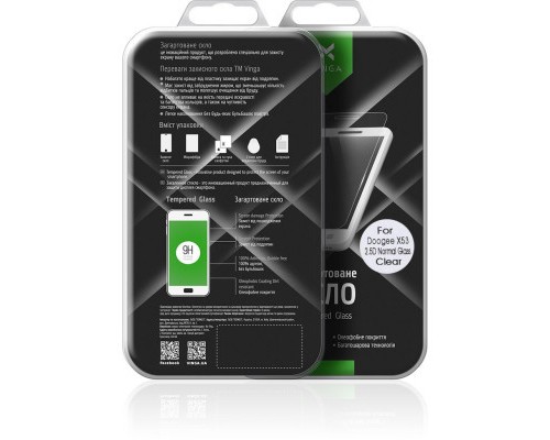 Скло захисне Vinga для Doogee X53 (VTPGS-DX53)