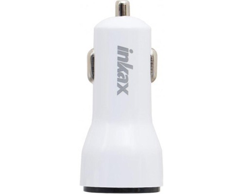 Зарядний пристрій Inkax CD-22 Car charger + Type-C cable 1USB 2.1A White (F_72210)