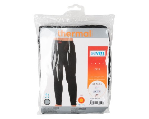 Підштанники дитячі Sevim термо однотонні (7075-140B-black)