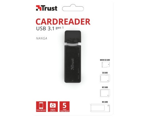 Зчитувач флеш-карт Trust Nanga USB 3.1 (21935)