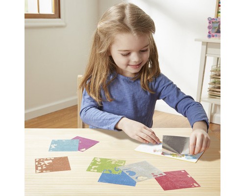 Набір для творчості Melissa&Doug Об'ємні блискучі наклейки Веселка (MD9502)