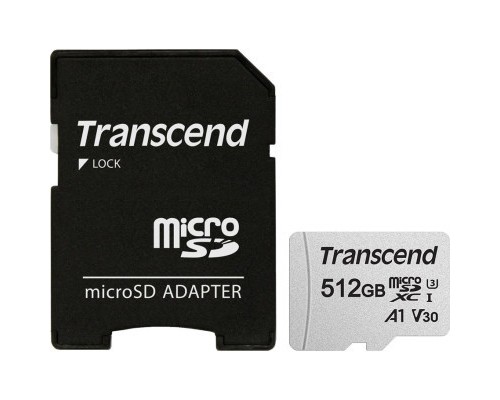 Карта пам'яті Transcend 512GB microSDXC Class 10 U3 (TS512GUSD300S-A) Карта пам'яті Transcend 512GB microSDXC Class 10 U3 (TS512GUSD300S-A)