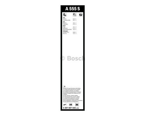 Щітка склоочисника Bosch 3 397 007 555