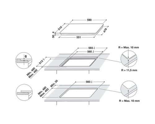 Варочна поверхня Whirlpool WSQ7360NE