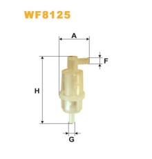 Фільтр паливний Wixfiltron WF8125