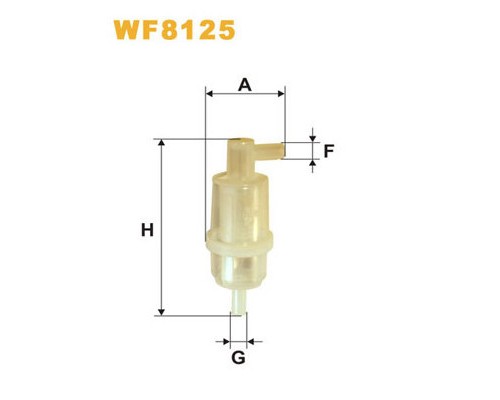 Фільтр паливний Wixfiltron WF8125