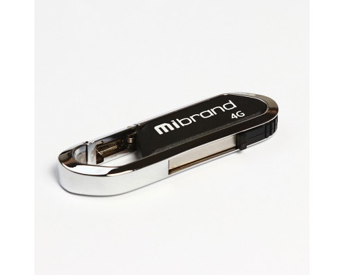 USB флеш накопичувач Mibrand 4GB Aligator Grey USB 2.0 (MI2.0/AL4U7G) 