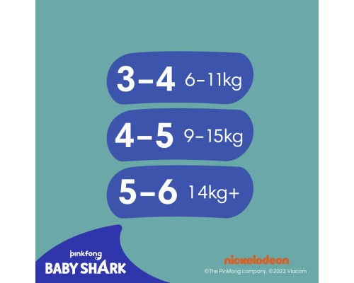 Підгузки Pampers для плавання Splashers Розмір 4-5 (9-15 кг) 11 шт (8001090698384)
