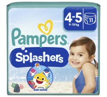 Підгузки Pampers для плавання Splashers Розмір 4-5 (9-15 кг) 11 шт (8001090698384)