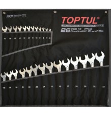 Ключ Toptul ключів комбінованих 26 шт 6-32 мм Super-Torque (GPAW2601)