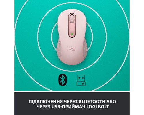 Мишка Logitech Signature M650 Wireless Rose (910-006254)