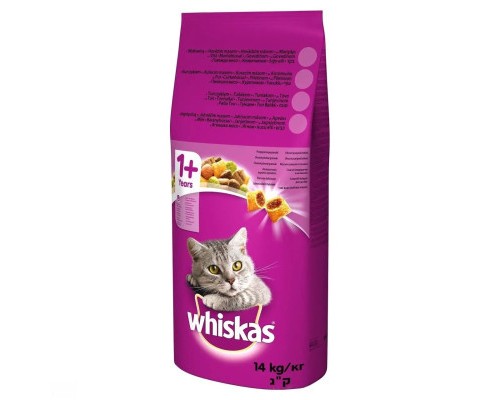 Сухий корм для кішок Whiskas з куркою 14 кг (5900951014352)