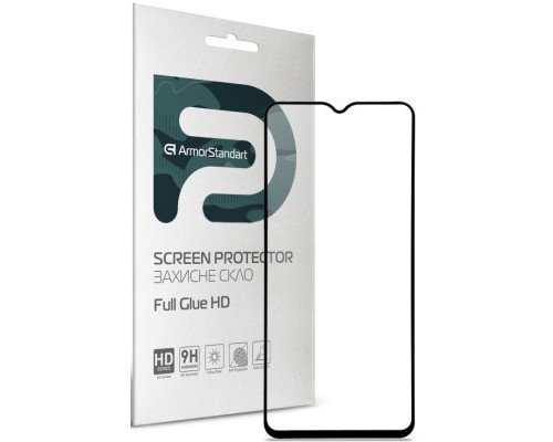 Скло захисне Armorstandart Full Glue HD TECNO POP 4 Pro (BC3) Black (ARM65104)