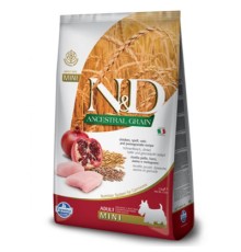 Сухий корм для собак Farmina Low Grain ADULT MINI з куркою та гранатом 7 кг (8010276035073)