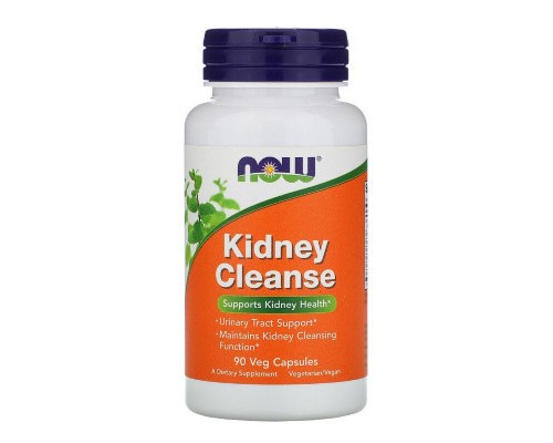 Трави Now Foods Очищення нирок, Kidney Cleanse, 90 вегетаріанських капсул (NOW-02463)
