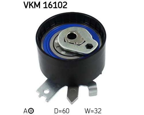 Ролик натягувача ременя SKF VKM 16102