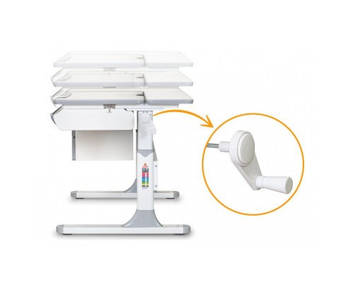 Парта Mealux Hamilton Multicolor Pink Lite (BD-680 W/G MC + PN Lite)