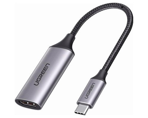 Перехідник USB2.0 Type C to HDMI V2.0 4K60Hz 10cm CM297 gray Ugreen (70444)