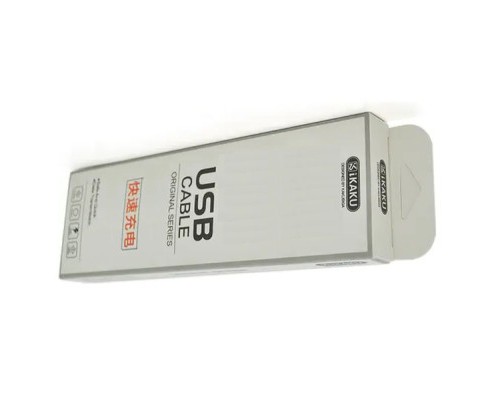 Дата кабель USB 2.0 AM to Lightning 1.0m XUANFENG White 2.1А iKAKU (XUANFENG)