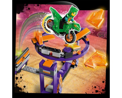 Конструктор LEGO City Stuntz Завдання із каскадерською рампою 144 деталі (60359)
