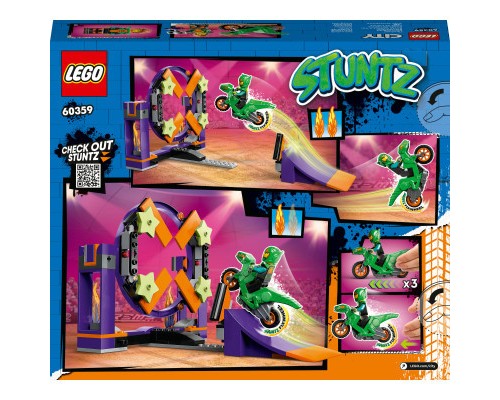Конструктор LEGO City Stuntz Завдання із каскадерською рампою 144 деталі (60359)