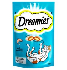 Ласощі для котів Dreamies з лососем 60 г (4008429037962)