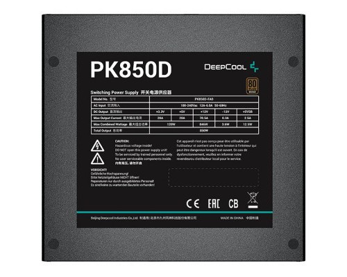 Блок живлення Deepcool 850W PK850D (R-PK850D-FA0B-EU)