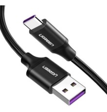 Дата кабель USB 3.0 AM to Type-C 2.0m 3.0A 18W US184 Black Ugreen (20884)