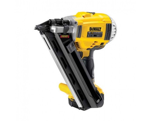 Цвяхозабивач DeWALT 18V, 2x5Ah, діаметр/довжина цвяха 3.3/90 мм, кейс (DCN692P2)