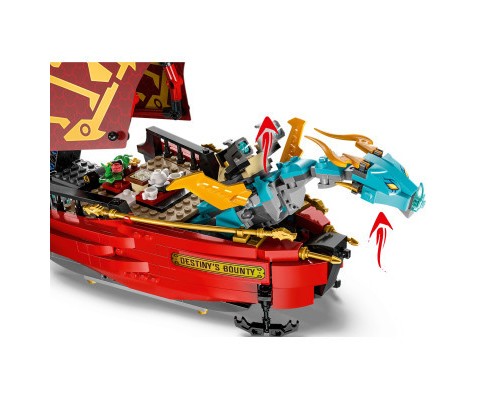 Конструктор LEGO Ninjago Дарунок долі — перегони з часом 1739 деталей (71797)