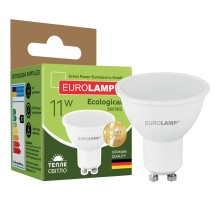 Лампочка Eurolamp LED SMD MR16 11W GU10 3000K 220V (LED-SMD-11103(P))