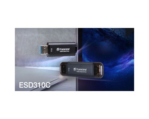 Накопичувач SSD USB 3.2 256GB Transcend (TS256GESD310C)