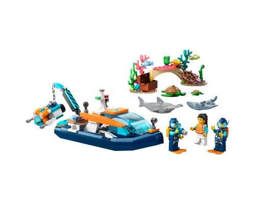 Конструктор LEGO City Дослідницький підводний човен 182 деталей (60377)