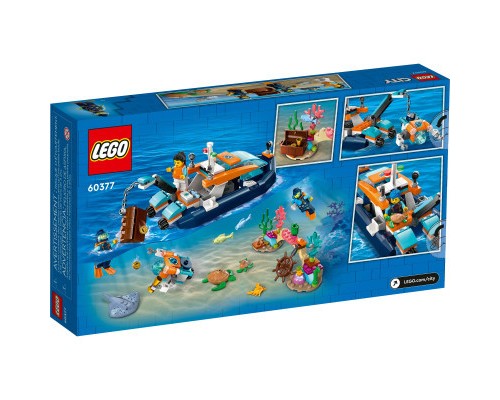 Конструктор LEGO City Дослідницький підводний човен 182 деталей (60377)