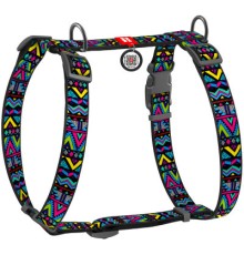 Шлея для собак WAUDOG Nylon з QR паспортом анатомічна H-подібна 