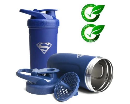 Шейкер спортивний SmartShake Reforce 900ml DC Superman (11150901) Шейкер спортивний SmartShake Reforce 900ml DC Superman (11150901)