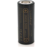 Акумулятор 26650 5000mAh (5100-5500mAh) 25A, 3.7V (2.5-4.2V), Black, 2шт в уп., ціна за 1шт Liitokala (Lii-50A / 23383) 