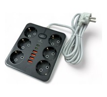 Мережевий фільтр живлення XoKo XK-SP-6-4-2-BK