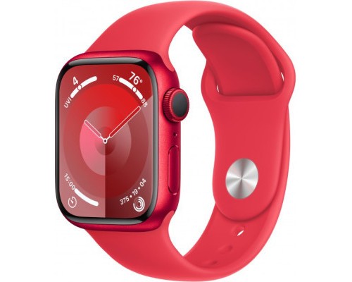 Смарт-годинник Apple Watch Series 9 GPS 45mm (PRODUCT)RED Aluminium Case with (PRODUCT)RED Sport Band - M/L (MRXK3QP/A)