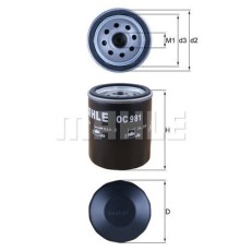 Фільтр масляний Mahle OC981