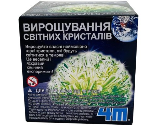Набір для експериментів 4М Набір для вирощування світних кристалів (00-03918/EU/ML)