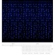 Гірлянда Delux Curtain С 320LED 3х3 м синій/прозорий IP20 (90017999)