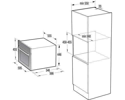 Духова шафа Gorenje BCM4547DG