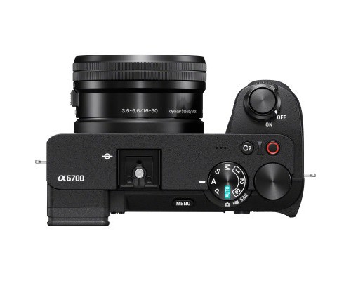 Цифровий фотоапарат Sony Alpha 6700 kit 16-50mm Black (ILCE6700LB.CEC)