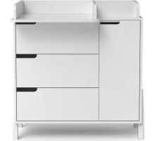 Комод-пеленатор Angelo Магія Плюс (з органайзером) білий 90х51х90 (19035)