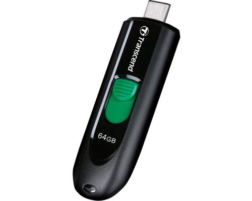 USB флеш накопичувач Transcend 64GB JetFlash 790C Black USB 3.1 Type-C (TS64GJF790C) 