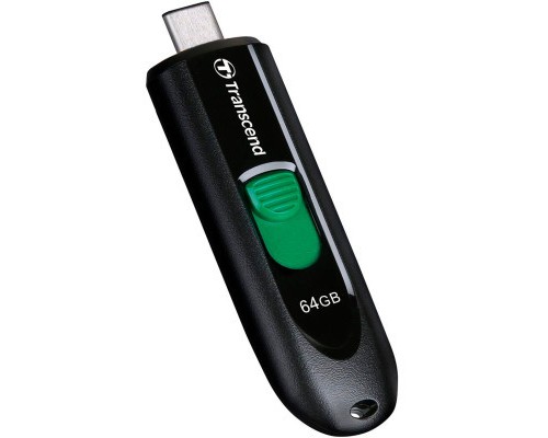 USB флеш накопичувач Transcend 64GB JetFlash 790C Black USB 3.1 Type-C (TS64GJF790C) 