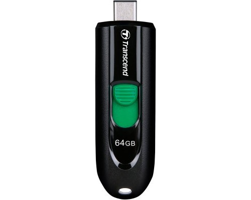 USB флеш накопичувач Transcend 64GB JetFlash 790C Black USB 3.1 Type-C (TS64GJF790C) 